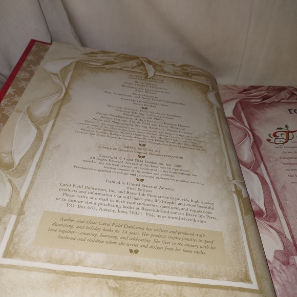 Simply Christmas by Carol Field Dahlstrom 2000 1st Edition GC HC - Picture 5 of 8